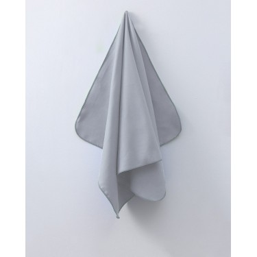 Πετσέτα μπάνιου Survivor με χρωματιστό φεστόνι Προσώπου | 50x90cm Γκρι