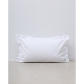 Oxford μαξιλαροθήκη Bungalow 50x70 5cm Άσπρο