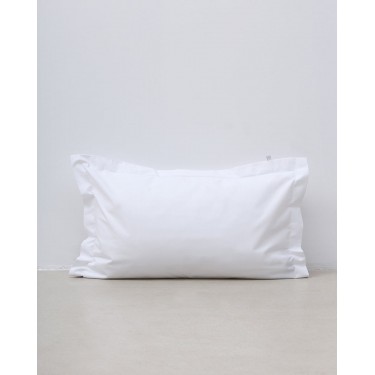 Oxford μαξιλαροθήκη Bungalow 50x70 5cm Άσπρο