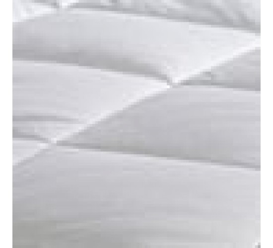Καπιτονέ επίστρωμα Brasil2 Υπέρδιπλη (160x200 25cm) Άσπρο