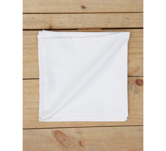 Ζακάρ πετσέτα φαγητού Renata 52x52cm Άσπρο