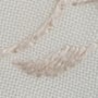 Σετ πετσέτες φαγητού με κέντημα λουλουδάκι και γλώσσα στο τελείωμα 42x42cm Εκρού