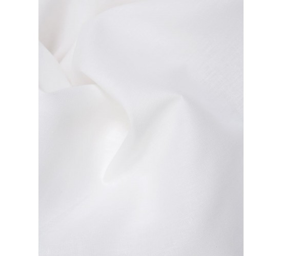 Ξενοδοχειακή Βαμβακερή Μαξιλαροθήκη Oxford 3 Πλευρές Με Ρέλι Denise 50x70 5cm Άσπρο