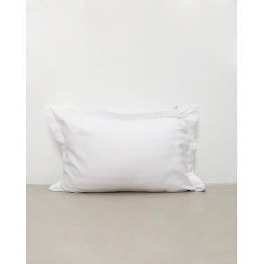 Ξενοδοχειακή Μαξιλαροθήκη Oxford 3 Πλευρές Με Ρέλι Chalet 50x70 5cm Άσπρο