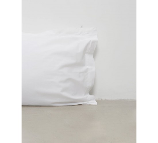 Ξενοδοχειακή Περκαλένια Μαξιλαροθήκη Oxford 3 Πλευρές Pallas 50x70 5cm Άσπρο