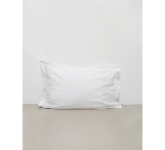 Ξενοδοχειακή Περκαλένια Μαξιλαροθήκη Oxford 3 Πλευρές Pallas 50x70 5cm Άσπρο