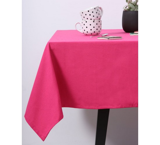 Μονόχρωμο Φούξια Τραπεζομάντηλο Panama III 4 ατόμων (140x140cm) Φούξια