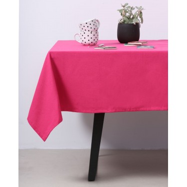 Μονόχρωμο Φούξια Τραπεζομάντηλο Panama III 4 ατόμων (140x140cm) Φούξια