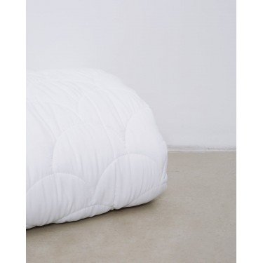 Μονόχρωμο Κουβερλί Microfiber Sandy Μονή (160x240cm) Άσπρο