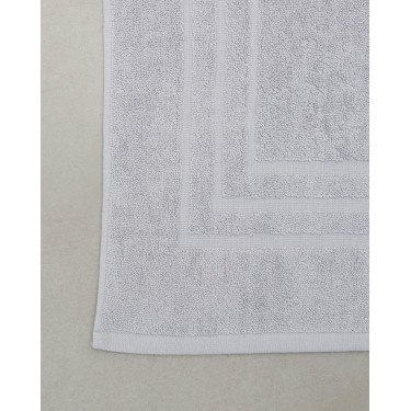 Βαμβακερό Πετσετέ Πατάκι Μπάνιου Softy 50x70cm Γκρι - Μπεζ