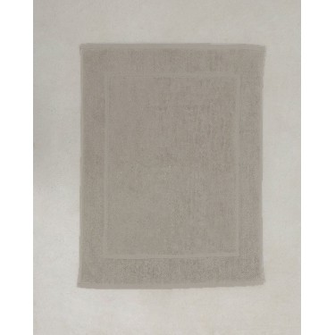 Βαμβακερό Πετσετέ Πατάκι Μπάνιου Softy 50x70cm Γκρι - Μπεζ
