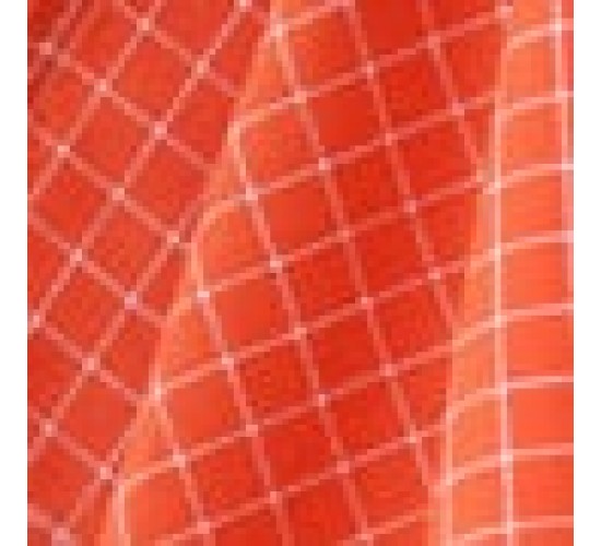 Σετ Βαμβακερά Ποτηρόπανα 2 τεμ Πορτοκαλί Καρώ Bazil 50x70cm Πορτοκαλί