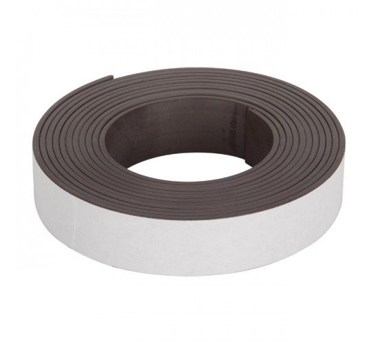 Μαγνήτης-Ταινία Ferrite Αυτοκόλλητο 25m 20mm Μαγνήτης-Ταινία Ferrite Αυτοκόλλητο 25m 20mm