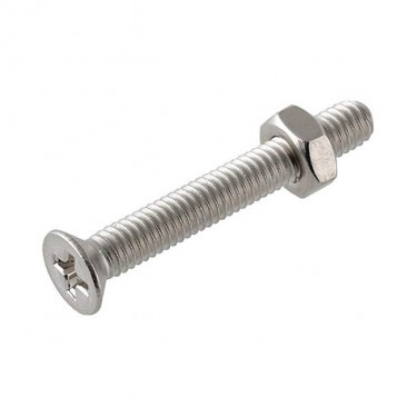 Μηχ/βιδα Φρεζ SL & Περικόχλιο M 4x16 Inox DIN963 10Τμχ