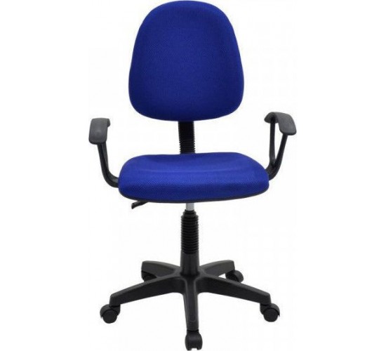 Καρέκλα Γραφείου ArteLibre ΔΑΦΝΗ Μπλε Ύφασμα 55x48x82-94cm Καρέκλα Γραφείου ArteLibre ΔΑΦΝΗ Μπλε Ύφασμα 55x48x82-94cm