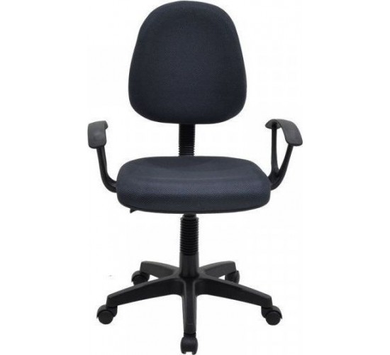 Καρέκλα Γραφείου ArteLibre ΔAΦNH Μαύρο Ύφασμα 55x48x82-94cm