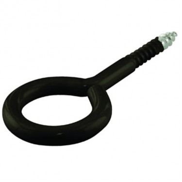 Ξυλόβιδα Θηλειά 20x10x33 Πλαστικοπ. Μαύρο 4Τμχ