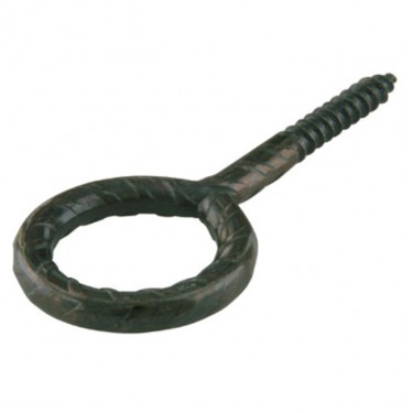 Ξυλόβιδα Θηλειά 40x20x5 Πλαστικοπ. Μαύρο 4Τμχ