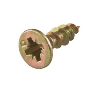 Ξυλόβιδα Μεντεσέ 30x20 Κίτρινο/Γαλβανιζέ Μικρό Κεφάλι