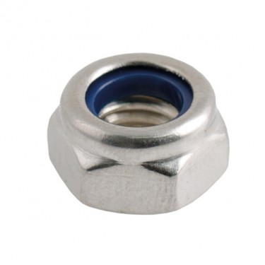 Περικόχλιο Ασφ. Με Νάιλον M8 INOX A2 DIN985