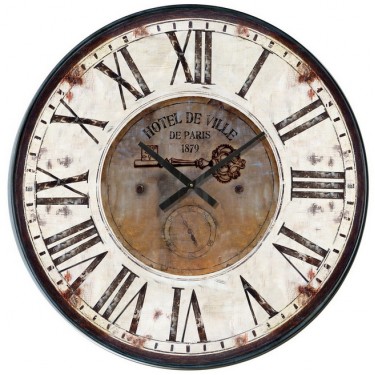 Ρολόι Τοίχου ArteLibre Μέταλλο Φ80x7cm