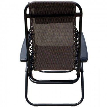 Πολυθρόνα Παραλίας ArteLibre Πτυσσόμενη Μέταλλο/Ύφασμα 68x58x110cm