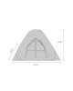 Σκηνή 3-4 Ατόμων 180D Polyester 2x2m Σκηνή 3-4 Ατόμων 180D Polyester 2x2m