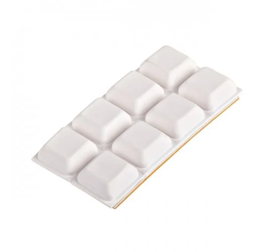 Προστατευτικό Αυτόκολλητο Λευκό 18x18x75mm 8Τμχ Προστατευτικό Αυτόκολλητο Λευκό 18x18x75mm 8Τμχ