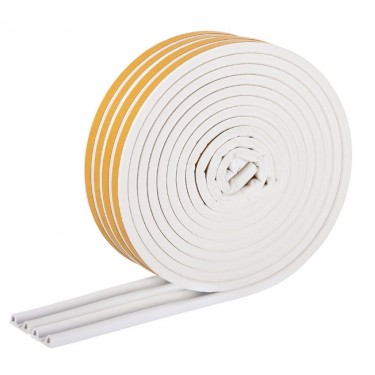 Προφίλ P Μονωτικό Αυτοκόλλητο Λευκό 18m 9x55mm