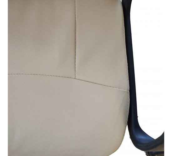 Καρέκλα Γραφείου ArteLibre ABA Μπεζ PVC 53x49x85-97cm Καρέκλα Γραφείου ArteLibre ABA Μπεζ PVC 53x49x85-97cm