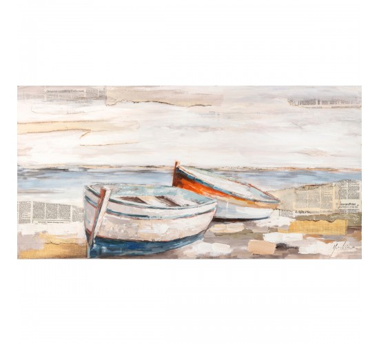 Πίνακας ArteLibre -Βάρκες- Καμβάς 120x60cm Πίνακας ArteLibre -Βάρκες- Καμβάς 120x60cm
