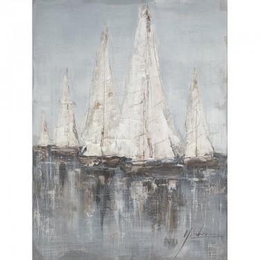  Πίνακας ArteLibre -Ιστιοφόρα- Καμβάς 80x80cm