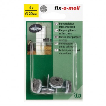 Τσοχάκια 2 Υλικών Συνθετικά Με Βίδα 20mm 4Τμχ