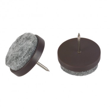 Τσοχάκια Καρφωτά Καφέ 24mm 8Τμχ