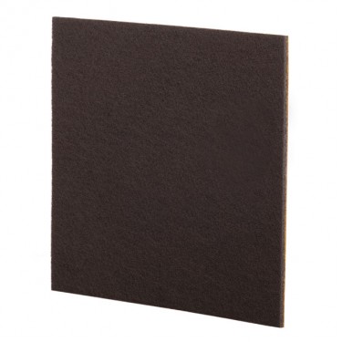 Τσοχάκια Συνθετικά Αυτoκόλλητα Λεία Δάπεδα 200x200mm Καφέ