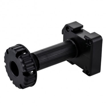 Ποδαράκι Ρύθμισης Ύψους 140-170mm Πλαστικό Μαύρο