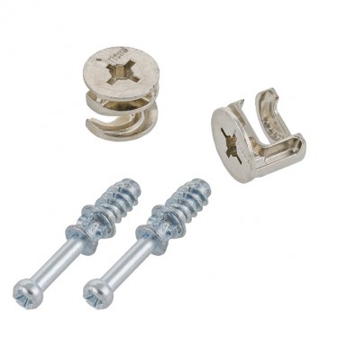 Βίδα Σύνδεσης Φ15x13mm Νίκελ