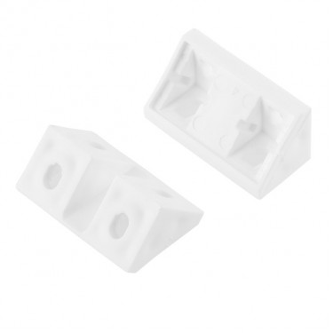 Γωνία Σύνδεσης 43x20x20x28mm Πλαστικό Λευκό