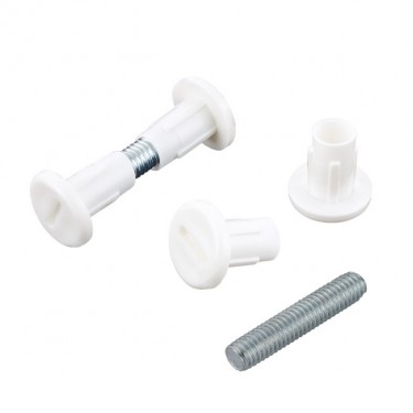 Βίδα Σύνδεσης M6x26-31mm Ατσάλι/Πλαστικό Λευκό