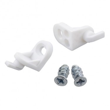 Συνδετικό Για Πίσω Μέρος Στον Τοίχο Πλαστικό Λευκό  22x17.5x23mm