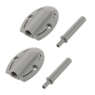 Αποσβεστήρας Πόρτας STOPIX Βιδωτό Γκρι Πλαστικό