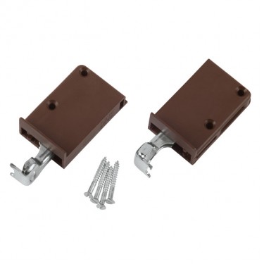 Κρεμαστικό Ντουλαπιών Στήριγμα 100kg Καφέ L/R