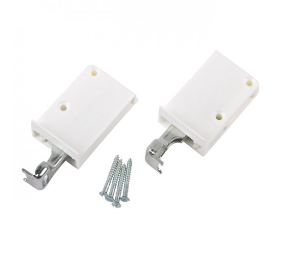 Κρεμαστικό Ντουλαπιών Στήριγμα 100kg Λευκό L/R