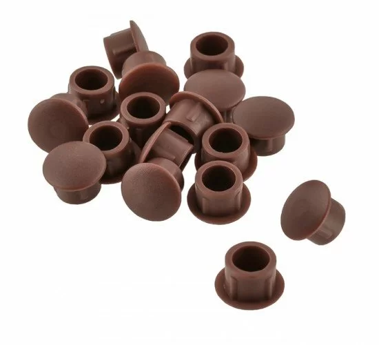 Καπάκι Φ10mm Καφέ Πλαστικό Καπάκι Φ10mm Καφέ Πλαστικό