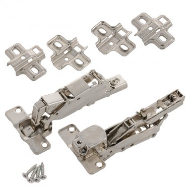 Μεντεσές Κουμπωτός Clip Ελατήριο 35mm 170° Πλήρες Άνοιγμα