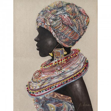  Πίνακας ArteLibre -Γυναικεία Φιγούρα- Καμβάς 80x100cm