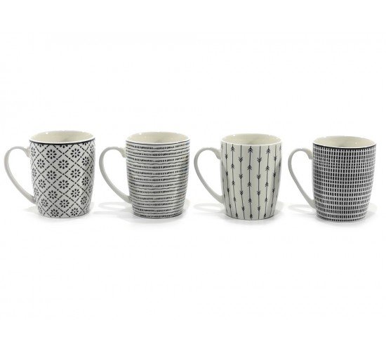Κούπα 34cl Πορσελάνη New Bone China Σε 4 Σχέδια Κούπα 34cl Πορσελάνη New Bone China Σε 4 Σχέδια
