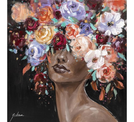  Πίνακας -Γυναικεία Φιγούρα- Καμβάς 80x80cm