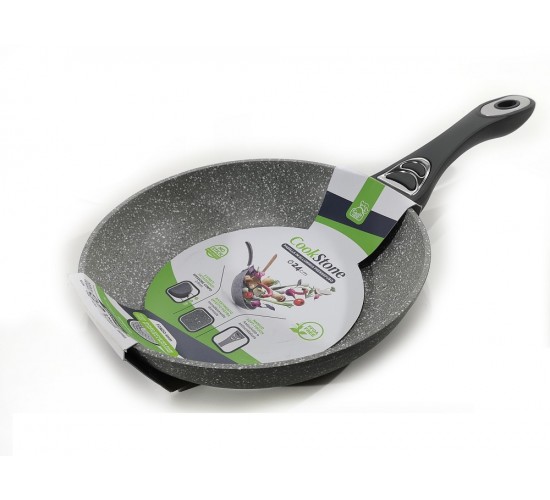 Τηγάνι Αντικολλητικό Αλουμινίου Με Επίστρωση Stone Λαβή Soft-Touch Φ20cm