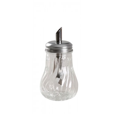 Αλατιέρα Με Δοσομετρητή Διάφανο Γυαλί 200ml